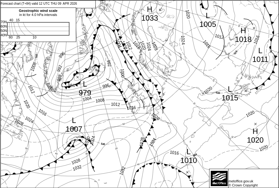 Surface Pressure Chart