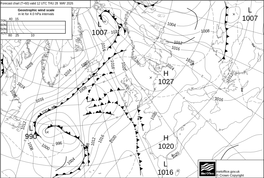 Surface Pressure Chart