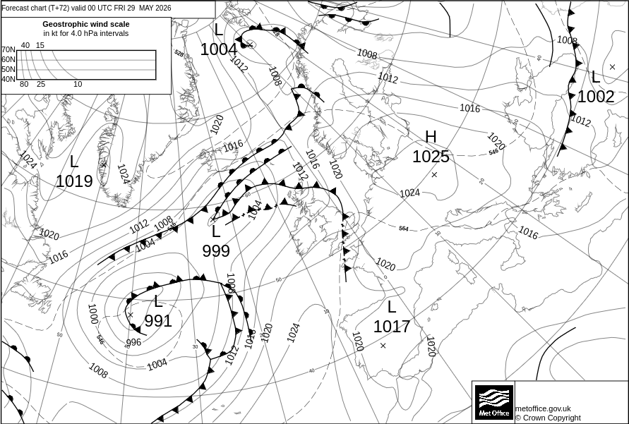 Surface Pressure Chart
