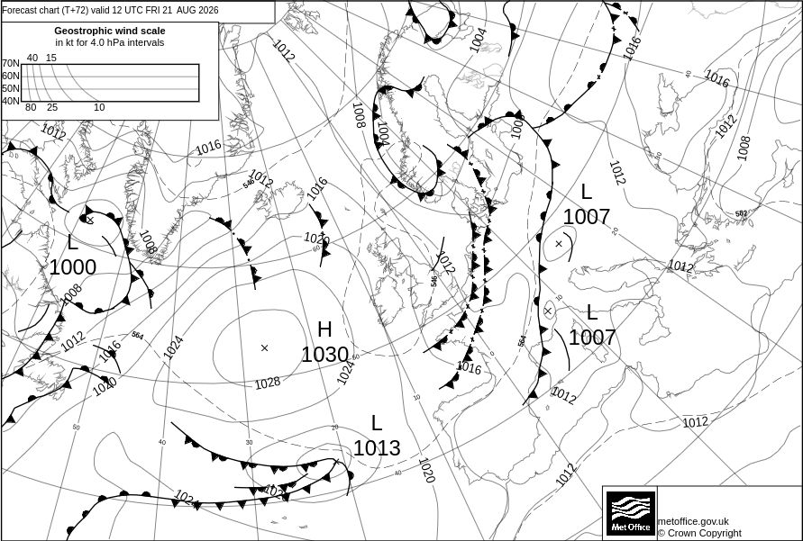 Surface Pressure Chart